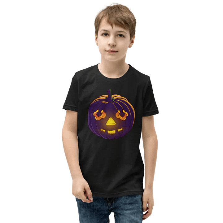 Flame pumpkin - Youth tee product image (2)