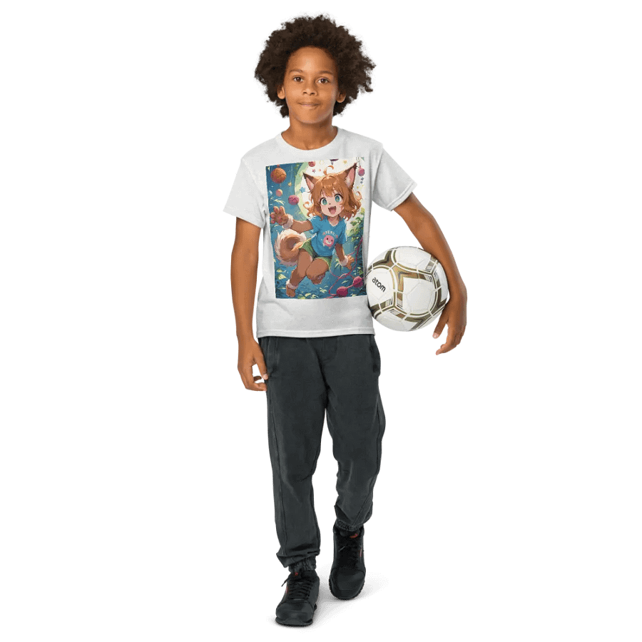 Animated Cat Girl Youth T-Shirt product image (73)