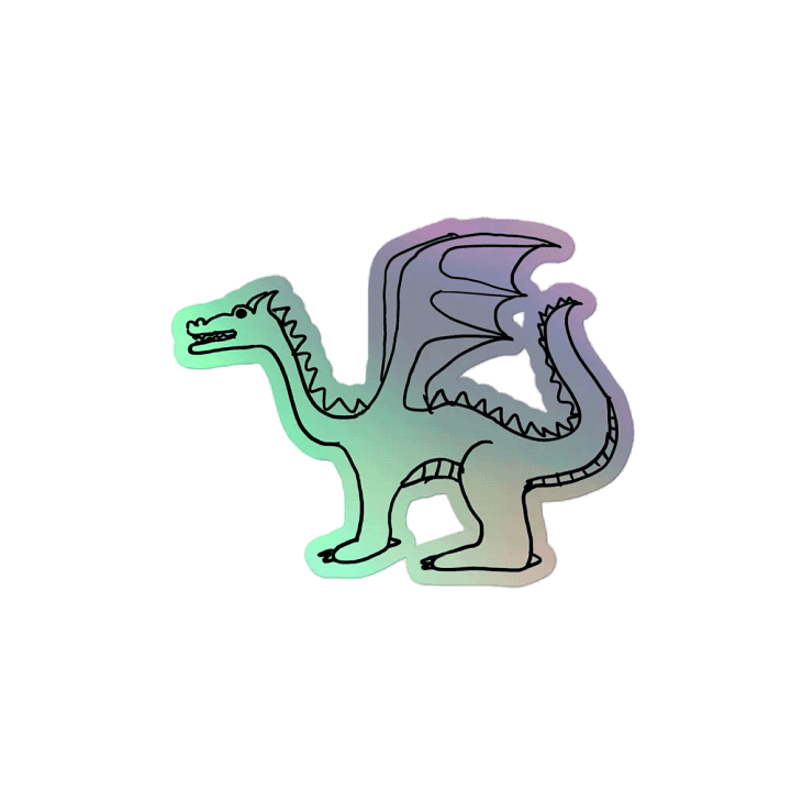 Cash'kal Shitty Holographic Sticker product image (2)