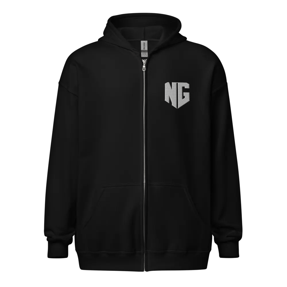 N.E.W. Gaming Zip-up - White Logo product image (1)