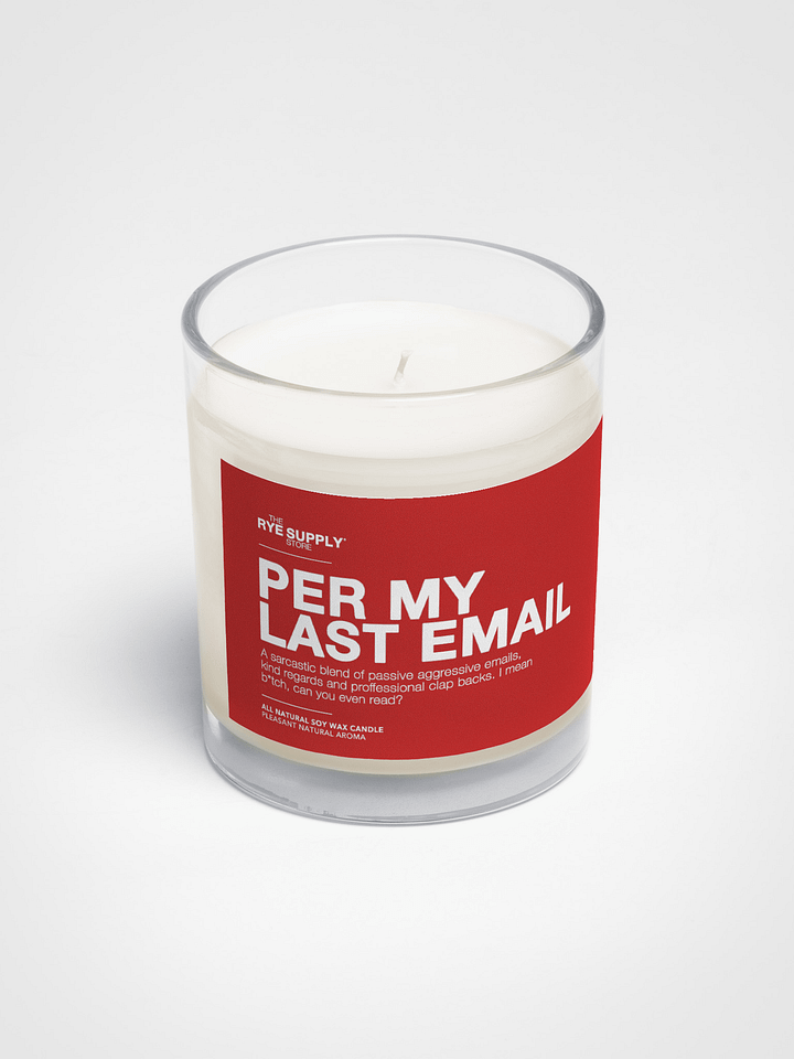 Per My Last Email Soy Wax Candle product image (2)