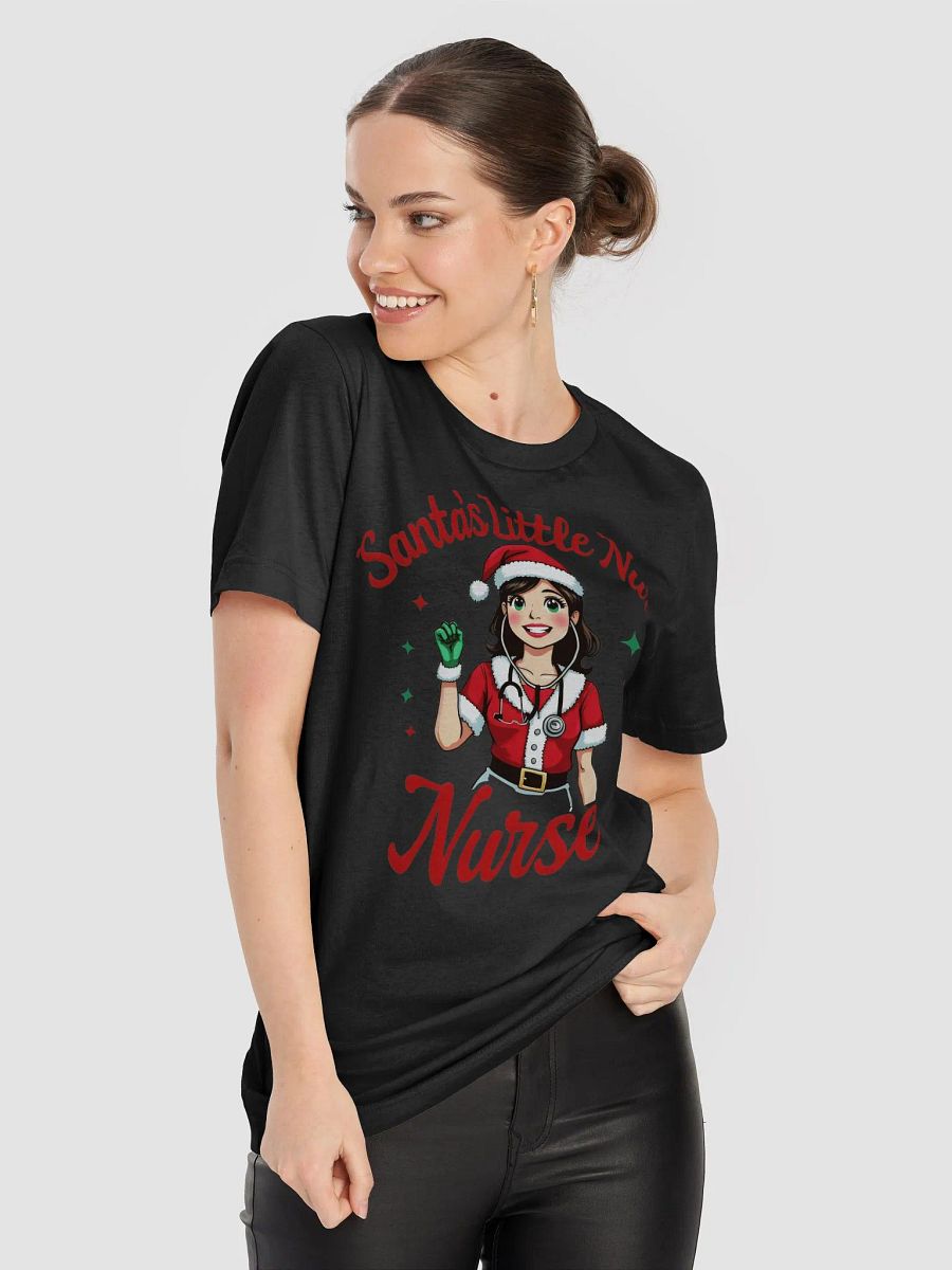 Santa's Stethoscope Nurse Festive T-Shirt product image (85)