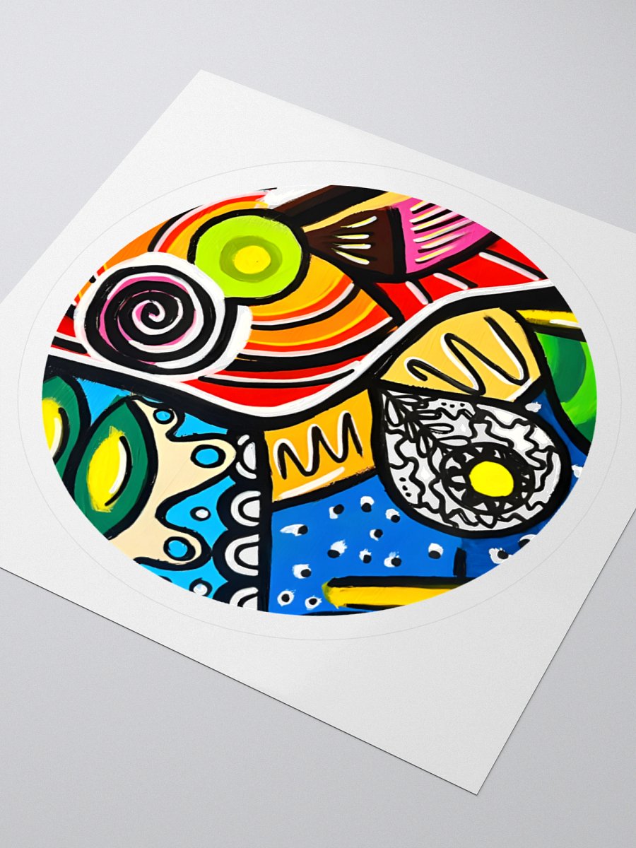 Mind Games Artwork Vinyl Stickers (3" x 3") product image (3)