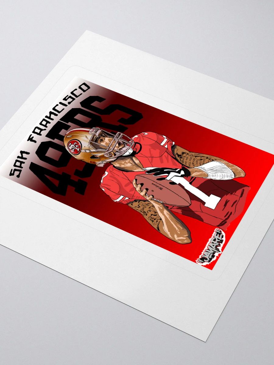 49ers Kaepernick Sticker product image (3)