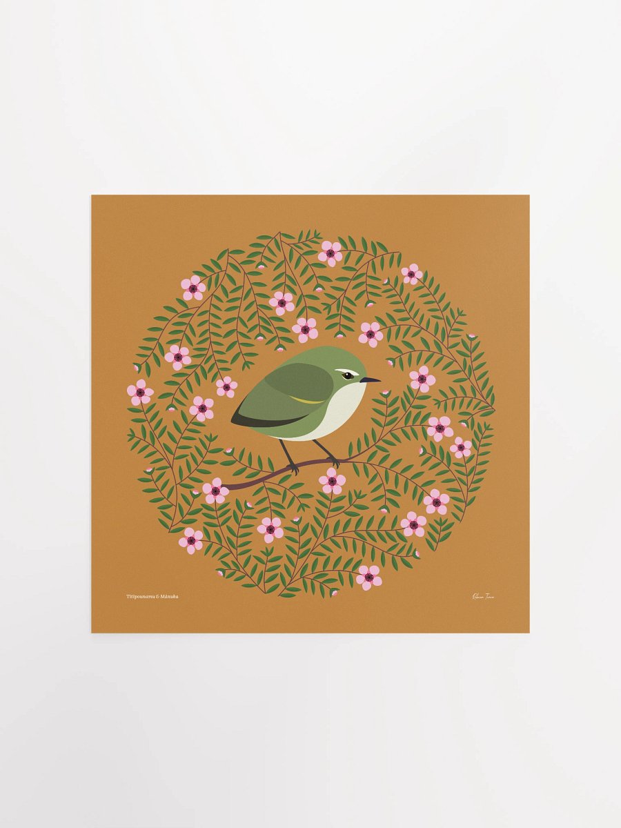 Tītīpounamu in Mānuka Unframed Wall Art product image (4)
