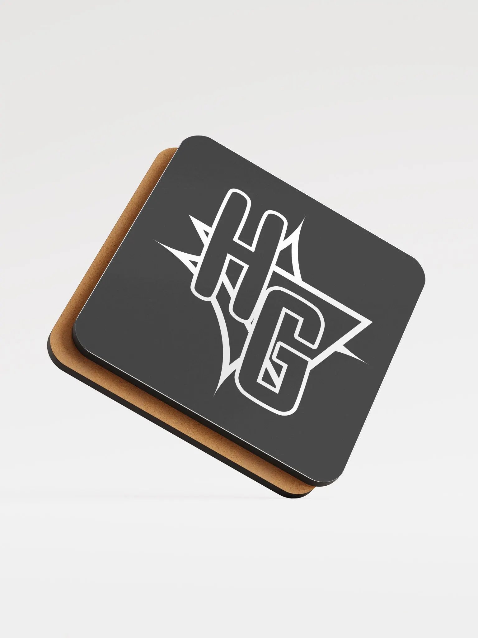 Hunter's Guild Emblem Glossed Cork Coaster product image (5)