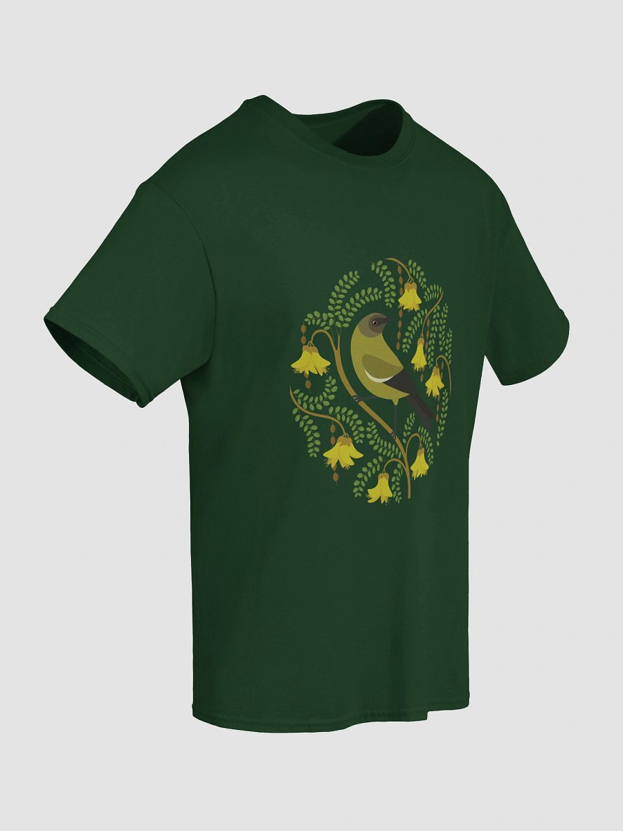 Korimako in Kōwhai T-Shirt – Unisex Adult Tee product image (56)