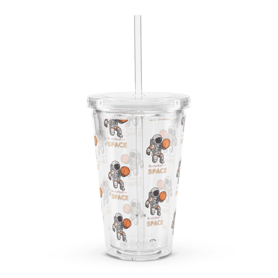Astronaut Dunking A Basketball In Space. Cosmic Dunk Double Wall Tumbler product image (3)