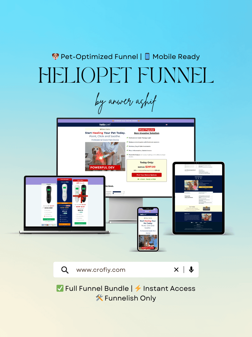 HelioPet Funnelish Templates product image (1)
