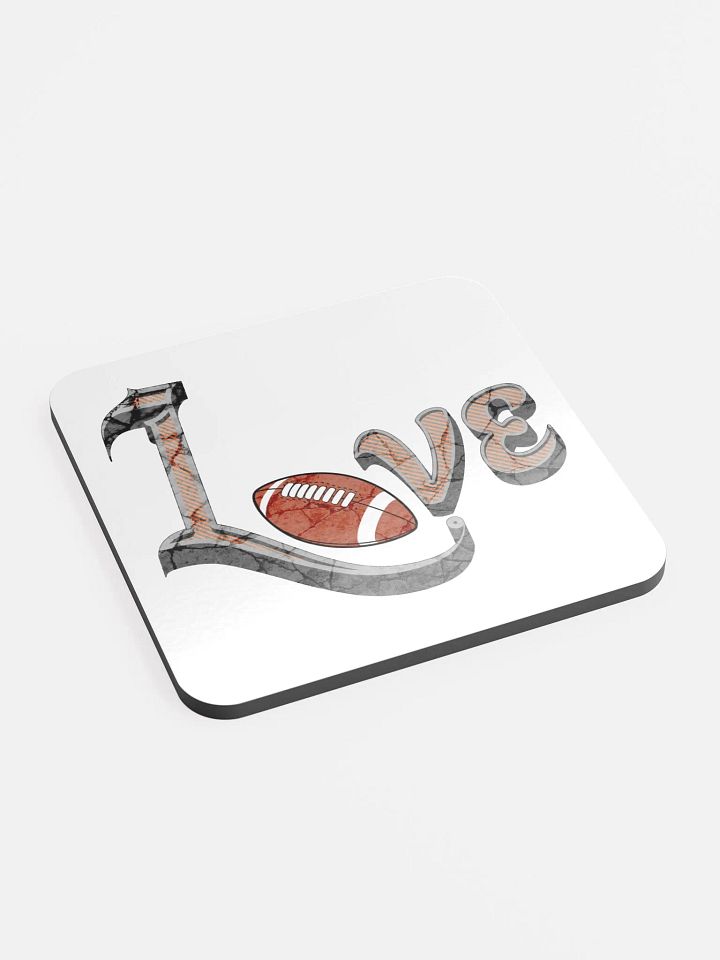 Love Football of the Game Cork Coaster product image (2)