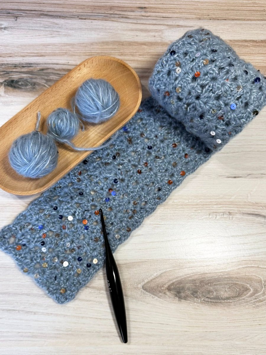 Echo Crochet Scarf product image (9)