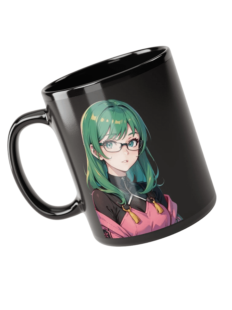 (GREEN WAIFU) K Black Mug product image (3)