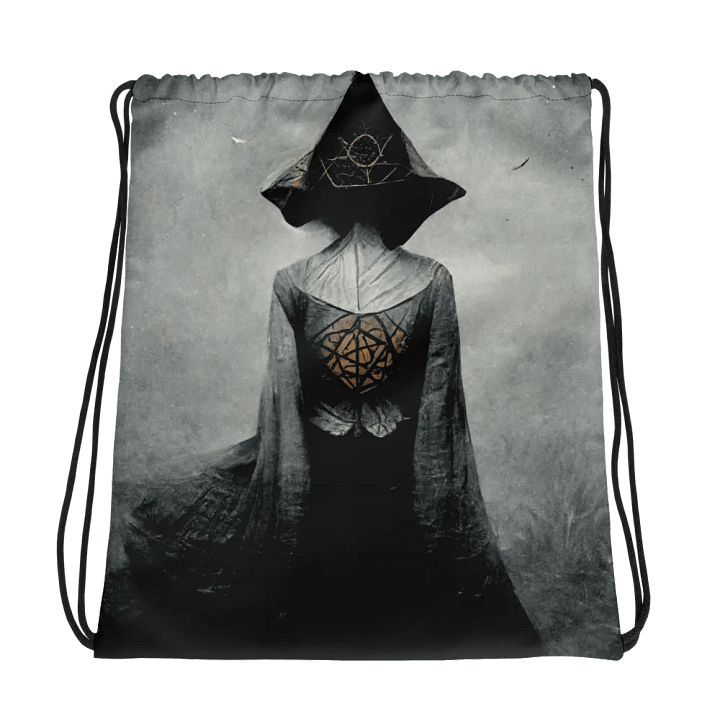 Mystical Robed Wanderer Drawstring Bag product image (1)