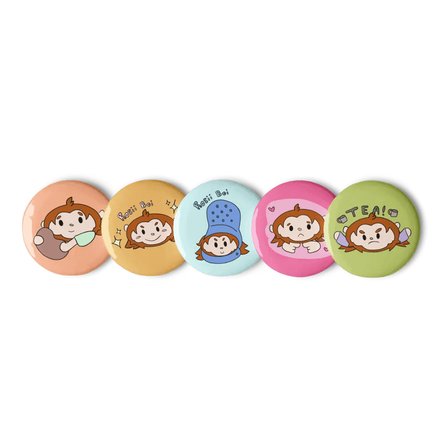 'The Boi' Pin Button Set product image (2)