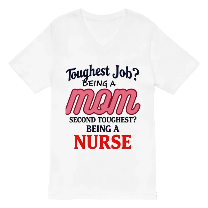 Mom & Nurse Tribute V-Neck Tee product image (2)