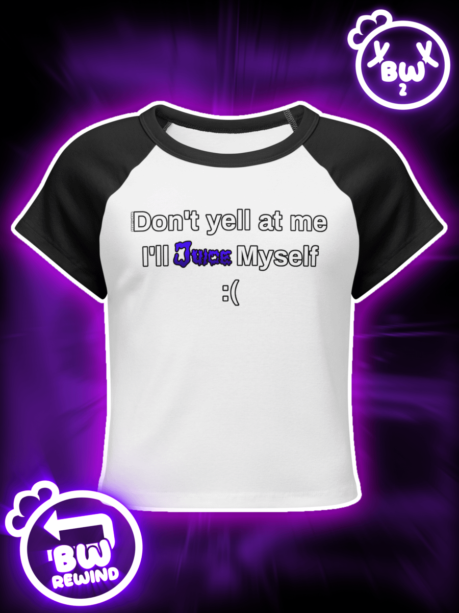 Don't Yell - Micro Rib Raglan Baby Tee product image (2)