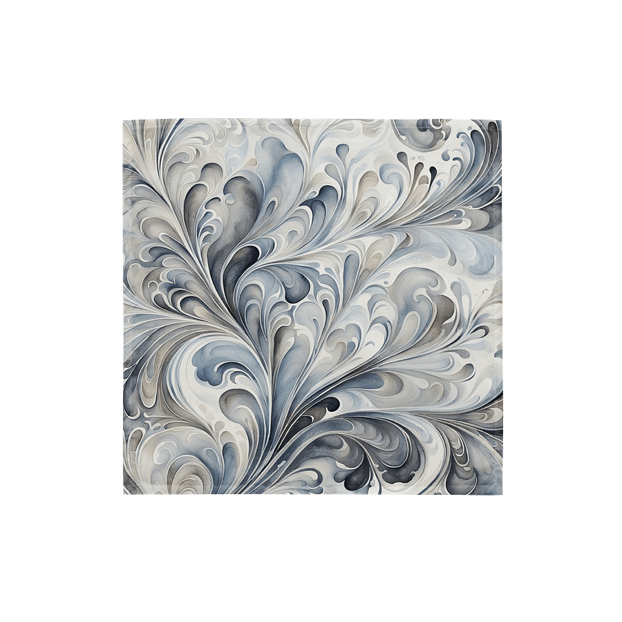 Gray Fractals Bandana product image (1)