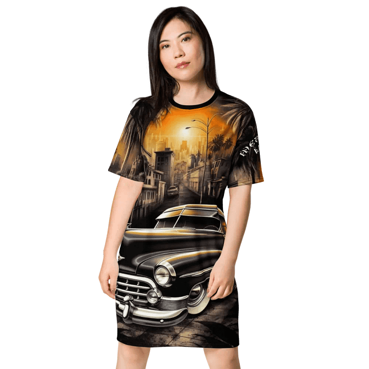 Medellin LR Sunset City Ride T-Shirt Dress product image (1)