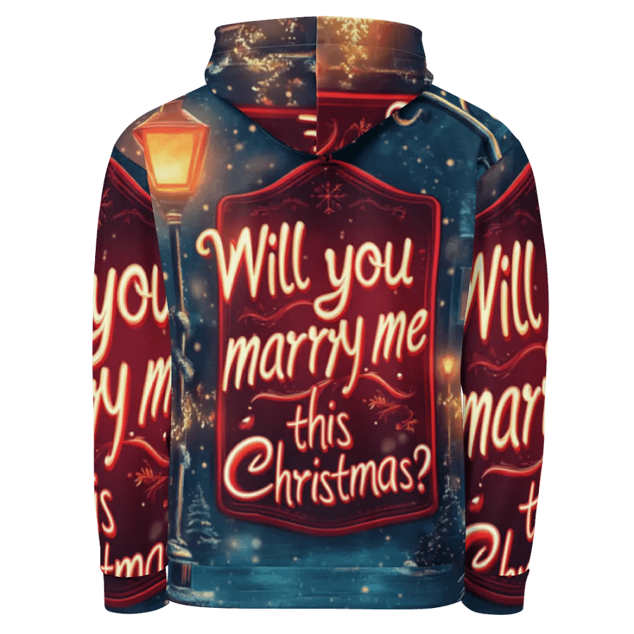 Christmas Proposal Unisex Hoodie product image (2)