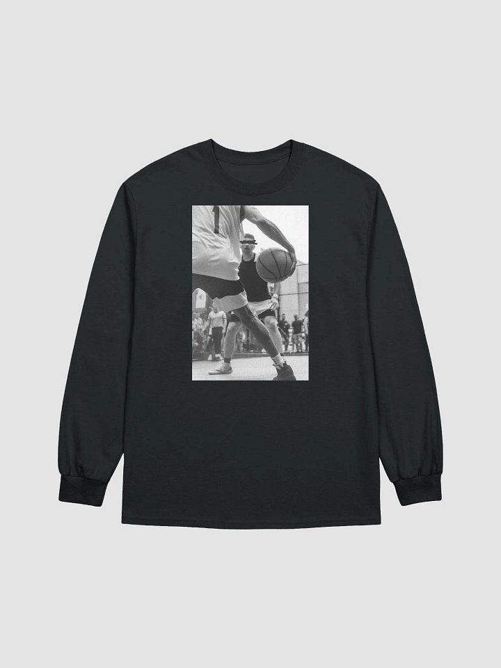"Alert" Basketball Graphic Gildan Ultra Cotton Long Sleeve T-Shirt - 04900 product image (1)