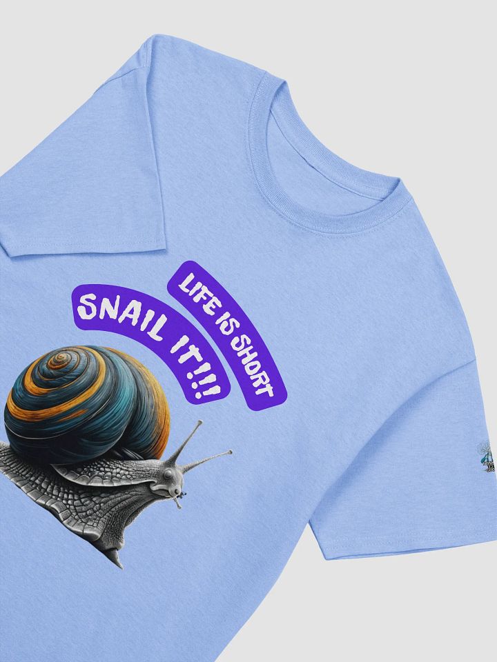 Colorful Snail Life is Short T-Shirt product image (2)