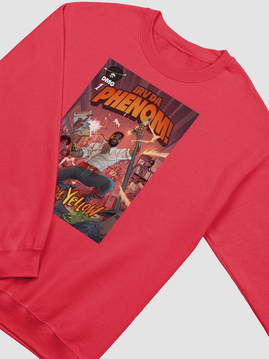 IRV DA PHENOM RED AND YELLOW DEADPOOL EDITION CREW NECK SWEATSHIRT product image (3)