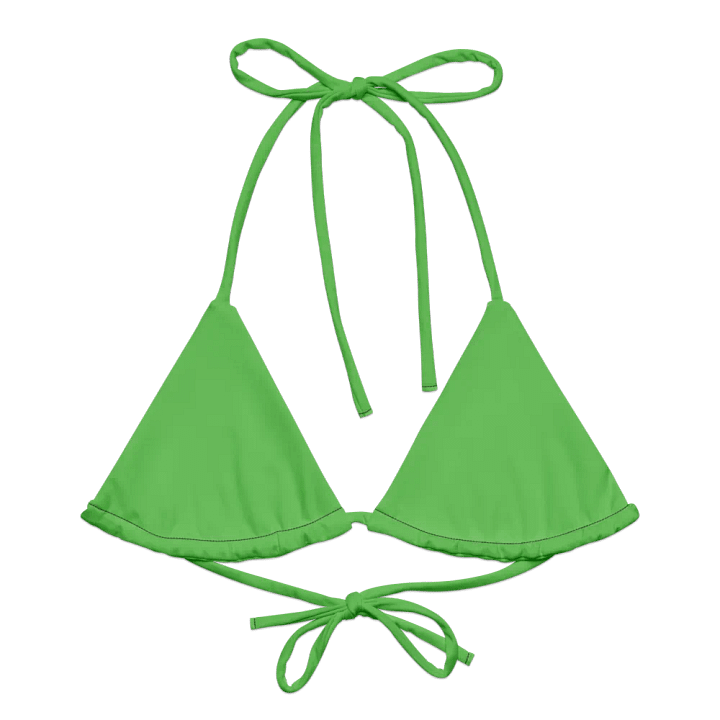 Unhinged Misfits Bikini Top – Electric Green product image (2)