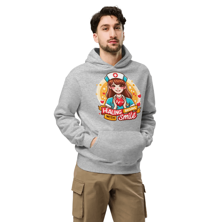 Smile of Healing Oversized Hoodie product image (37)