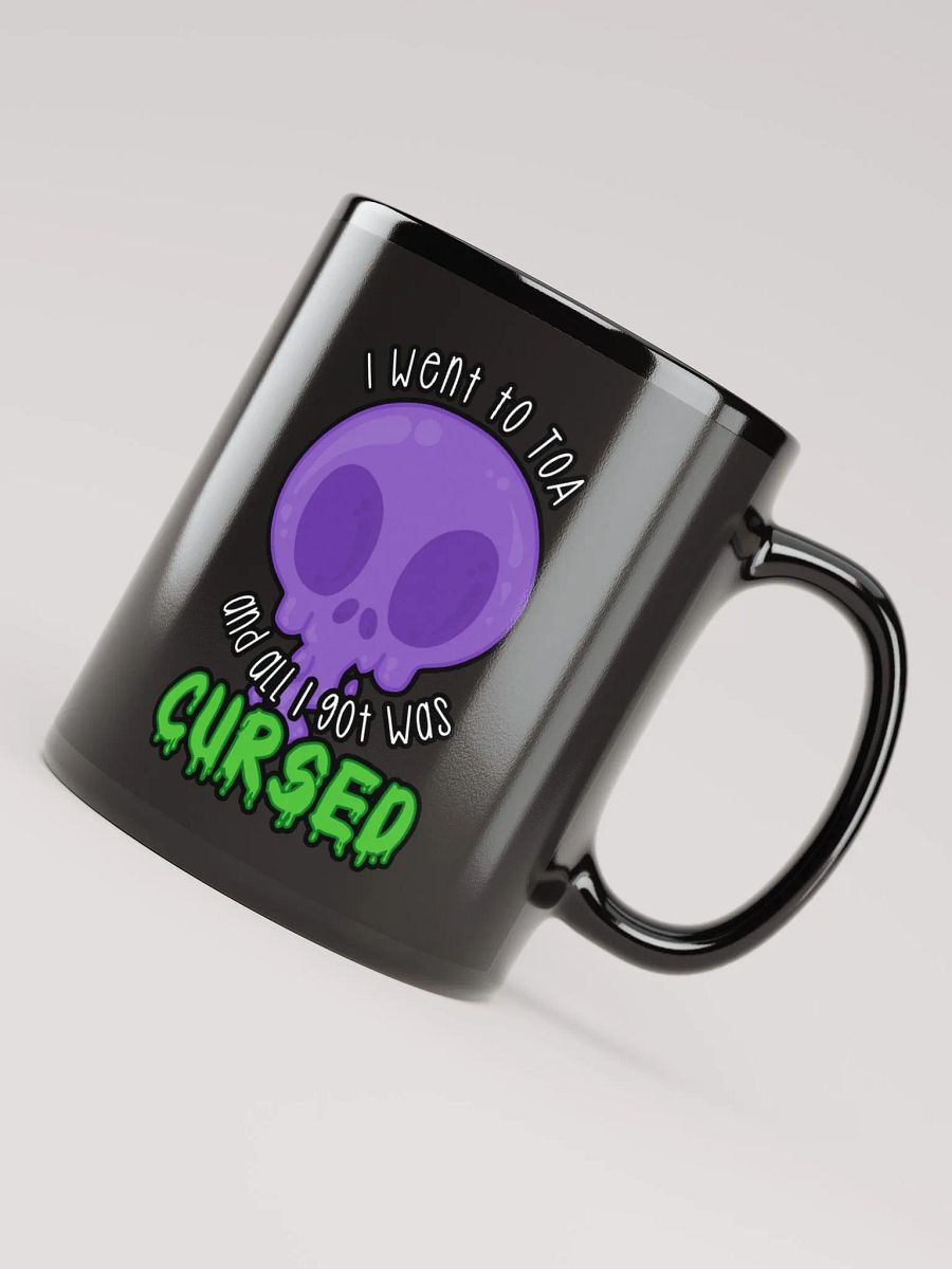 All I Got Was Cursed - Warlock - Black Glossy Mug product image (4)