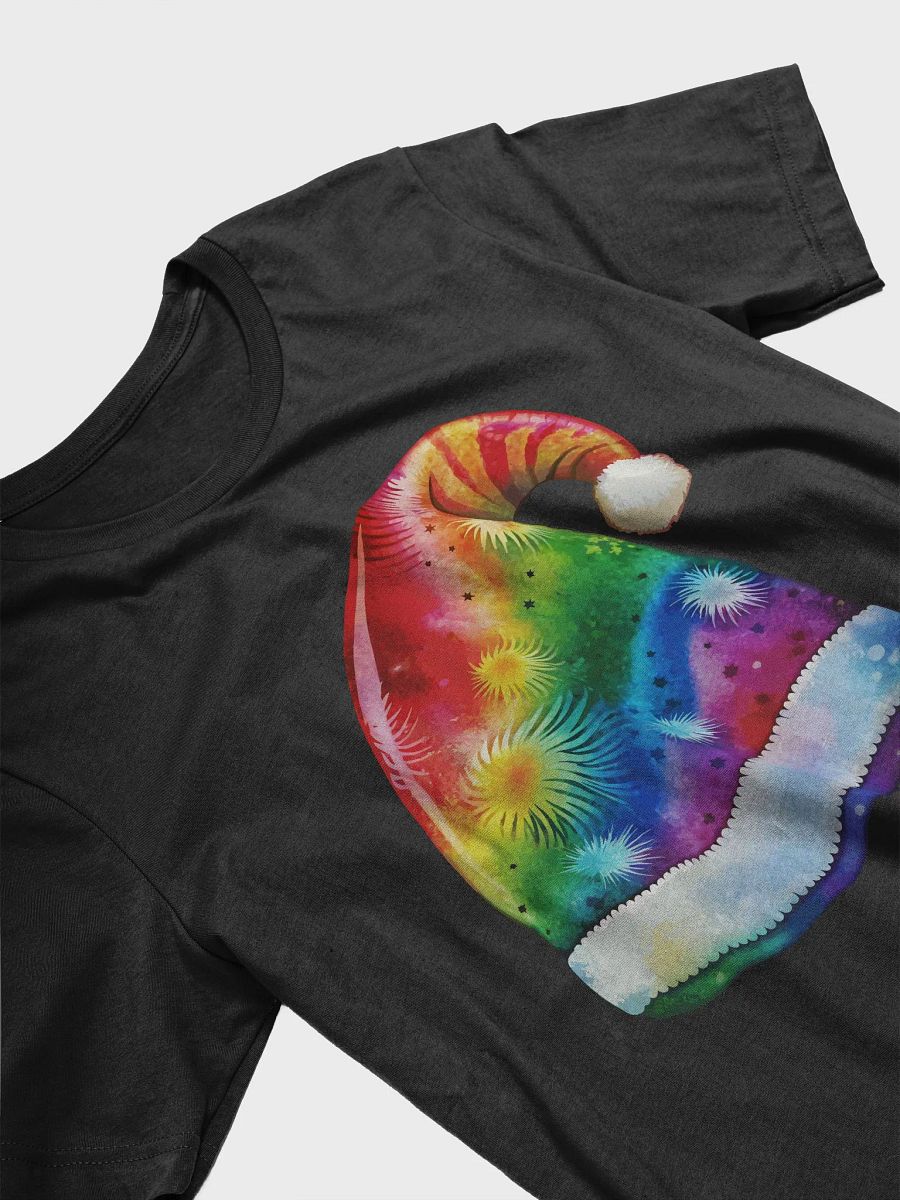 Tie-dye Santa Hat T-Shirt product image (3)