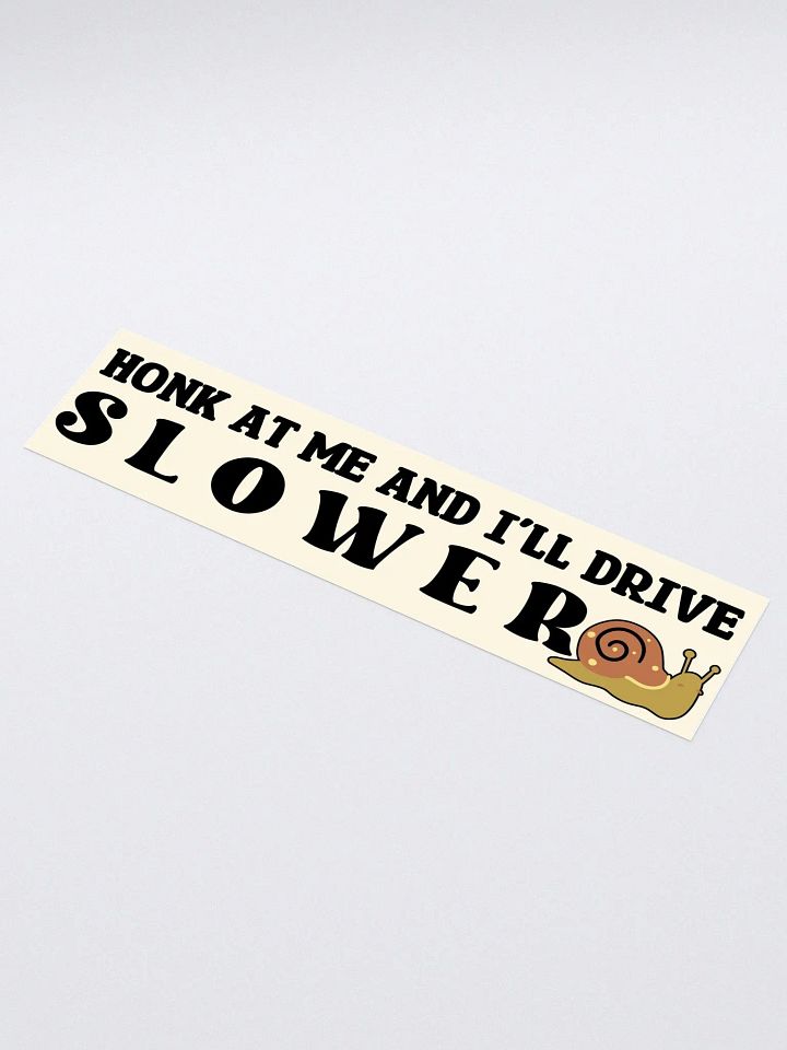 I'll Drive Slower Bumper Sticker product image (1)