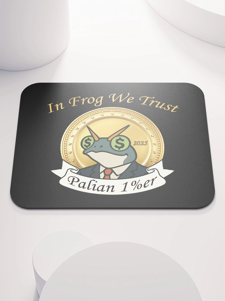 FROGMONEY2025 In Frog We Trust Mouse Pad product image (1)