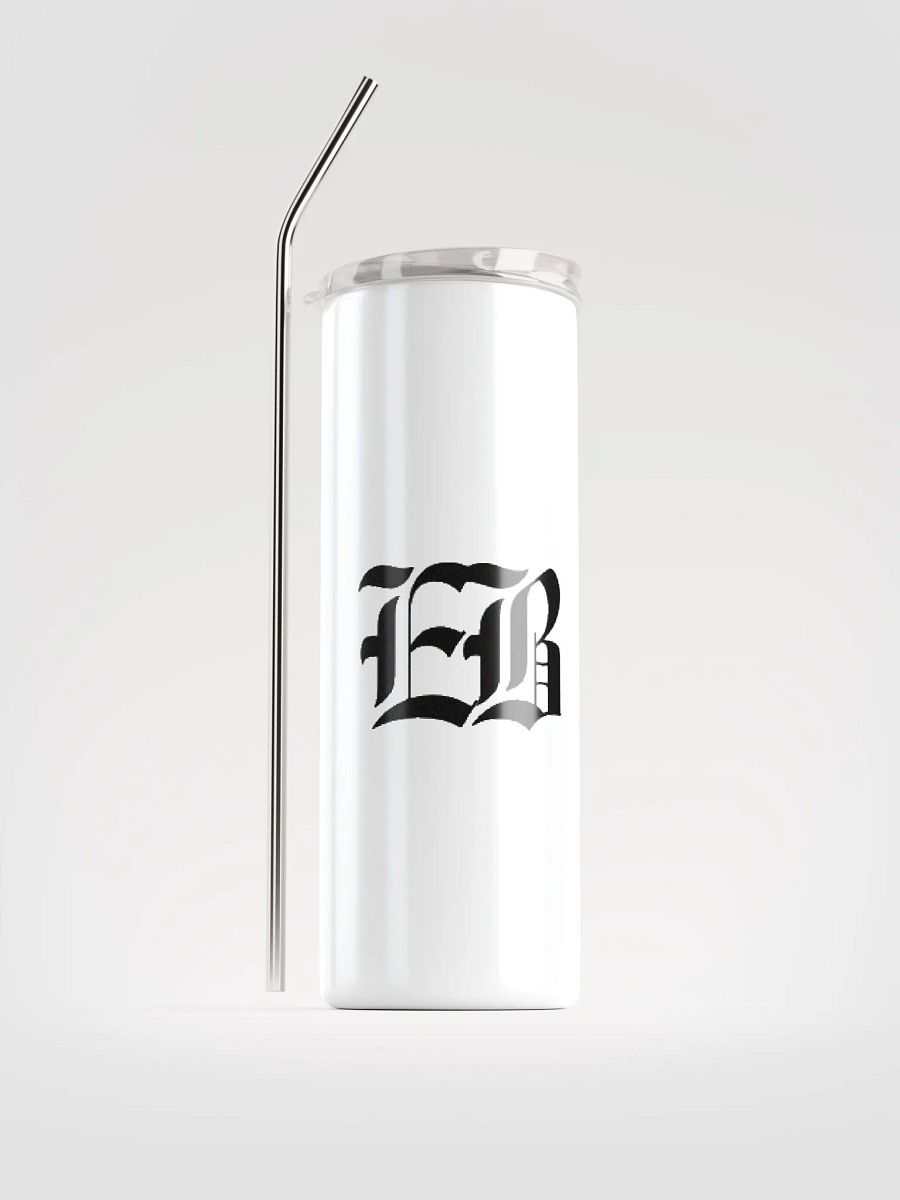 Classy: EB White cup with straw product image (1)