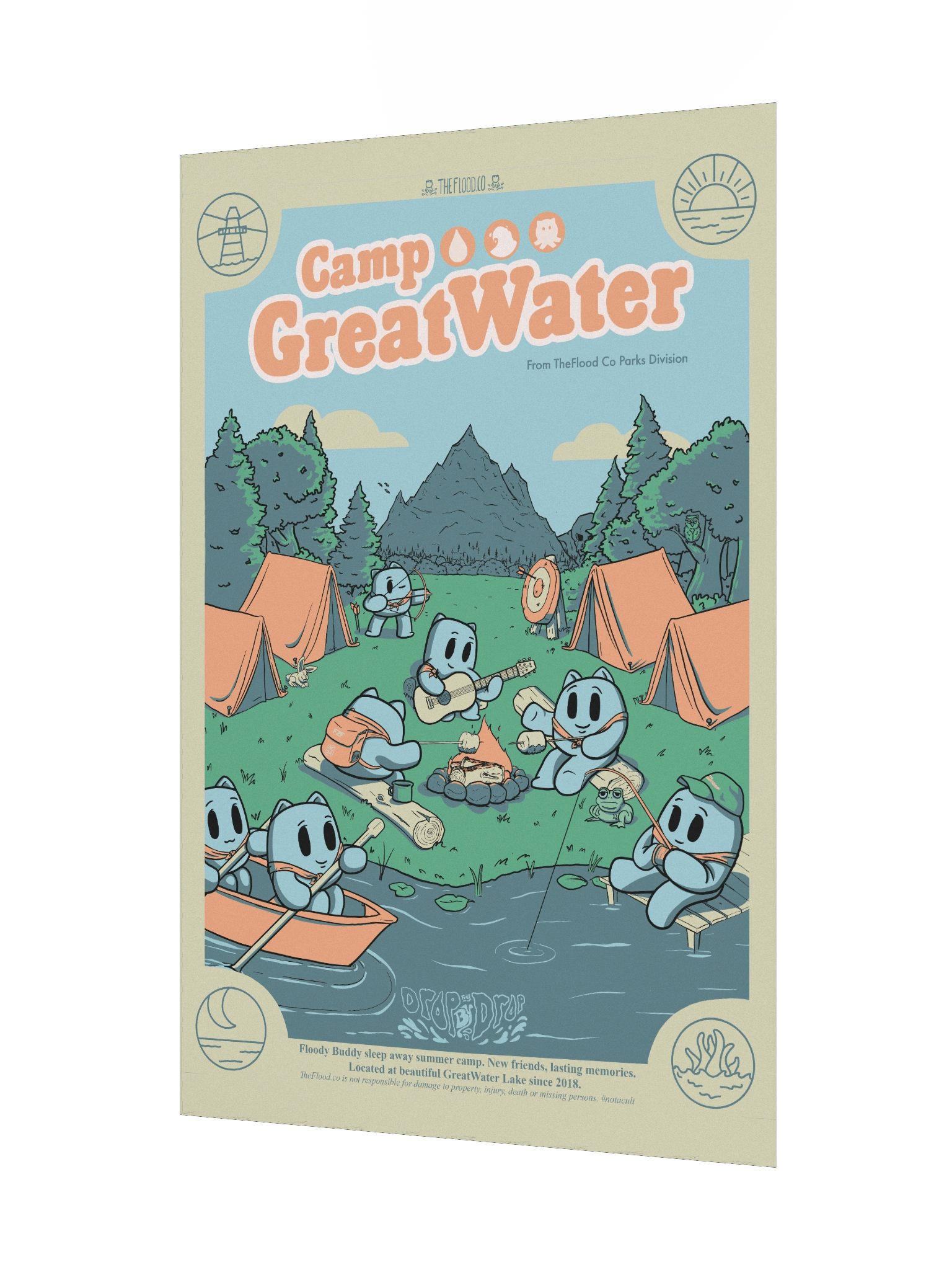 Camp GreatWater Paper Poster product image (3)