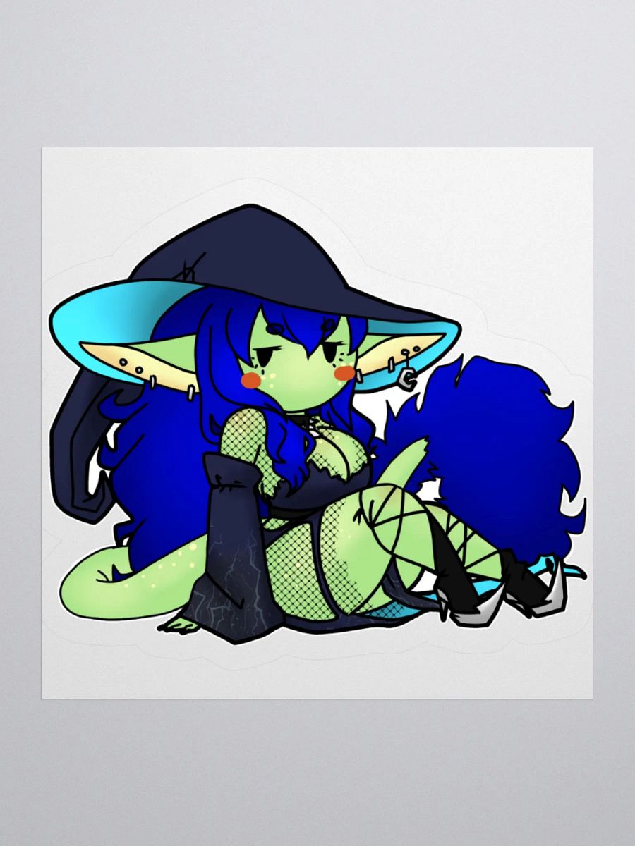 Big Witch Pin Up Sticker (Updated) product image (1)