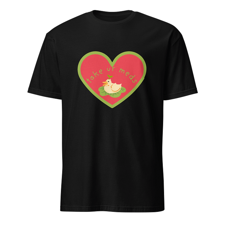 Duck & Heart Meds Reminder Tee, Take ur Meds product image (1)