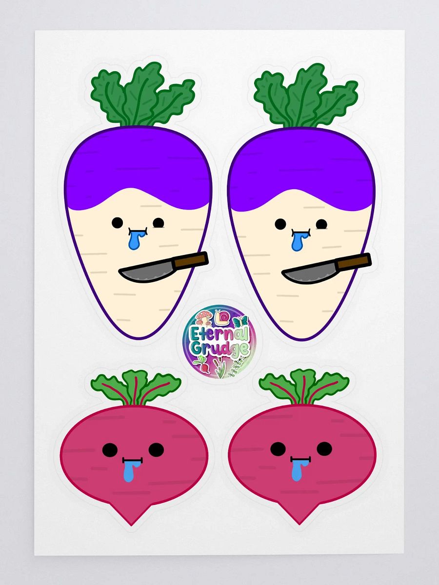 Hungry Root Veggies Stickers product image (3)