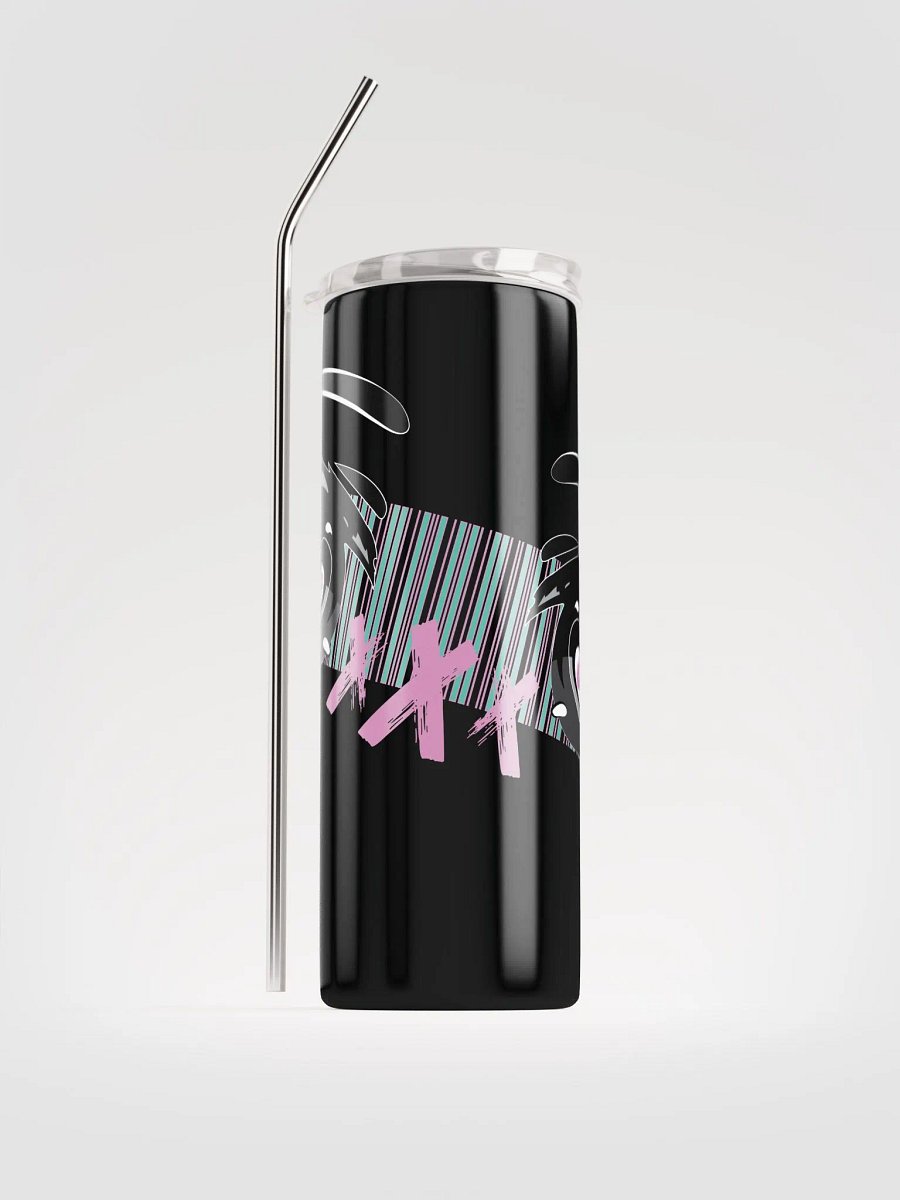 OptimusProcrastinus Eyes Tumbler (Black/Pink) product image (1)