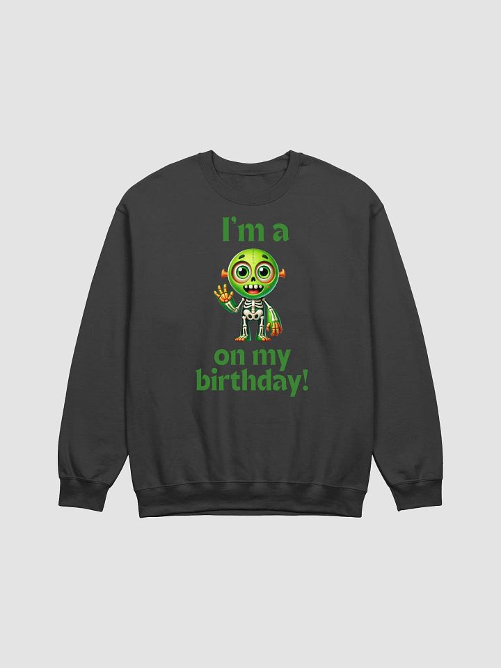 Birthday Skeleton Crewneck Sweatshirt product image (1)