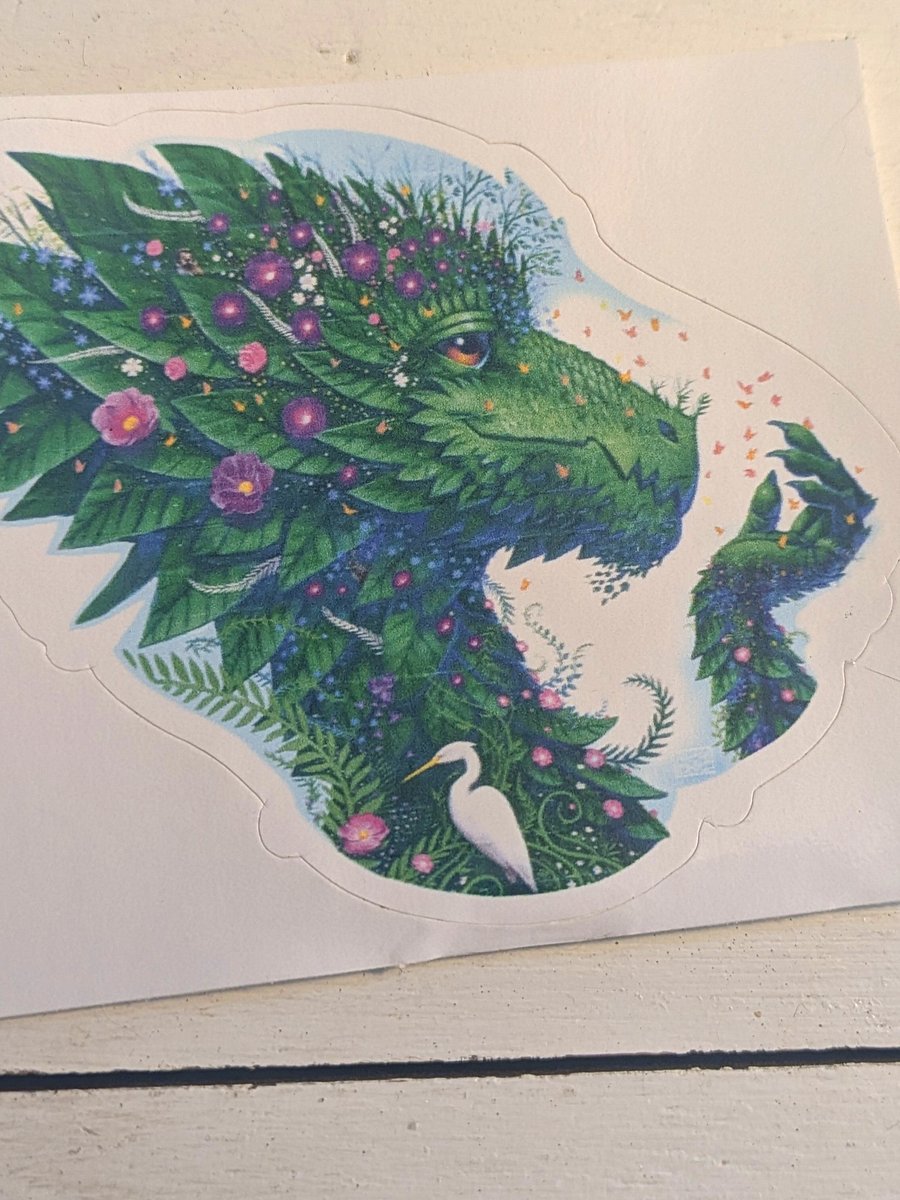Enchanted Forest Dragon of Brookline Sticker product image (5)