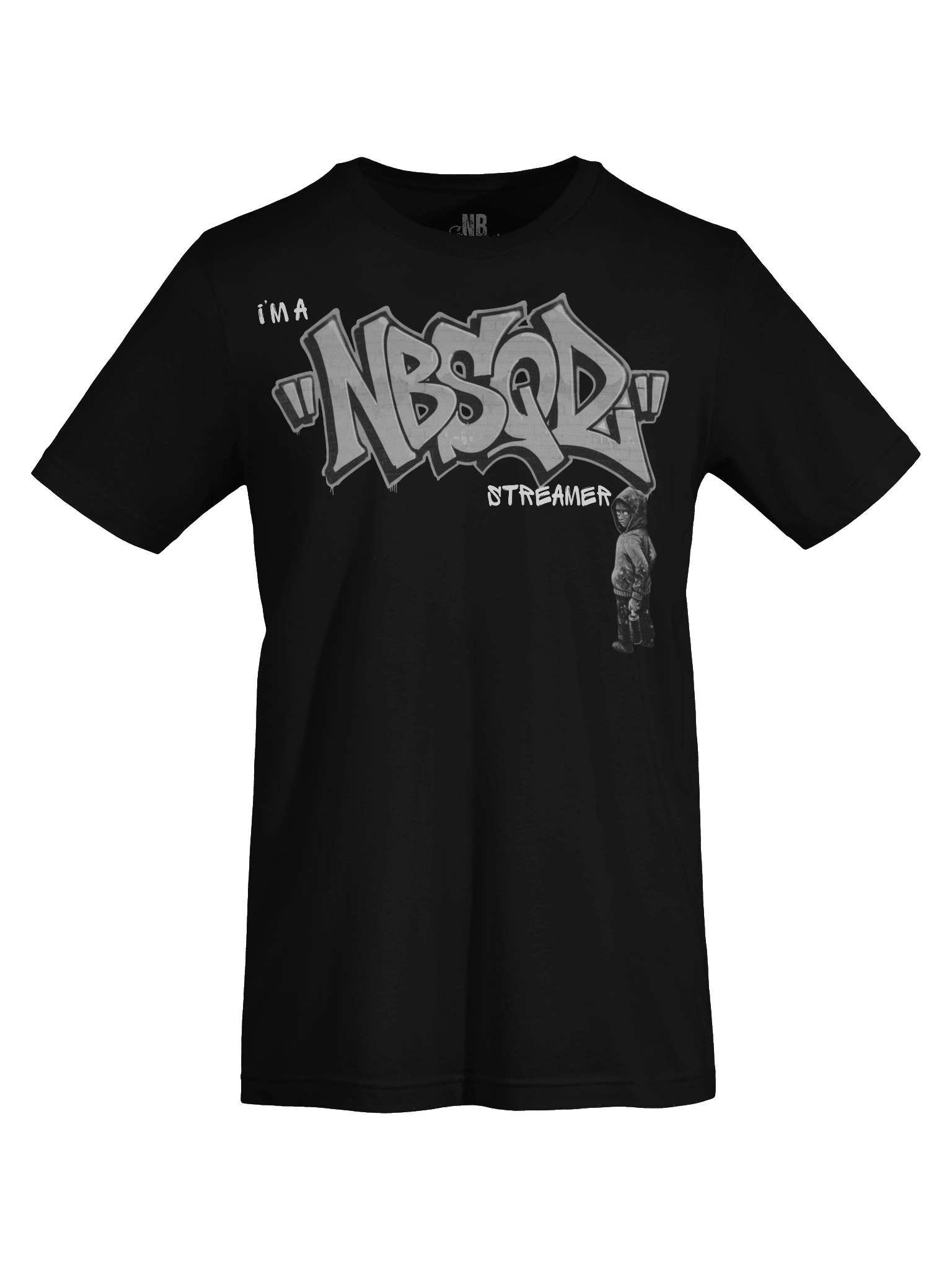 NBSQD Graffiti Ladies BLK T-Shirt - Break The Rules Its Part of The Game product image (7)