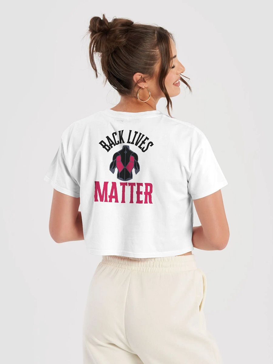 Back Workout Top I Funny Festival Crop Top I Women's Gym Wear product image (1)