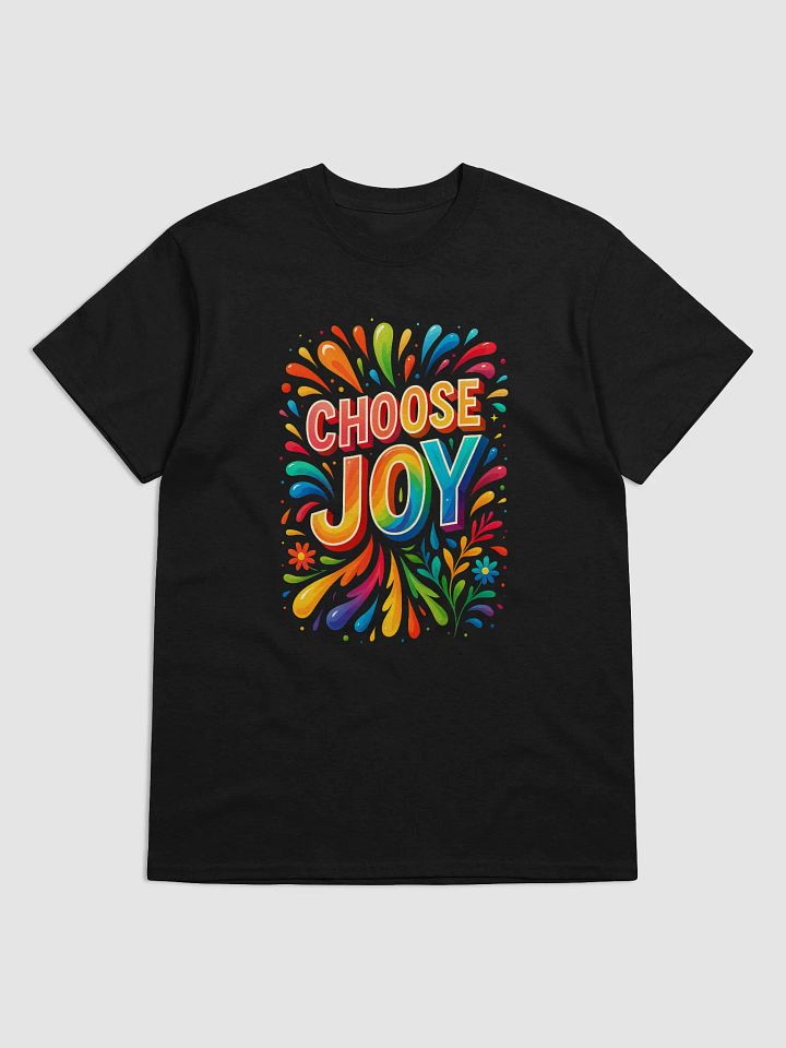Choose Joy – Bold & Bright Rainbow Motivational Design product image (1)