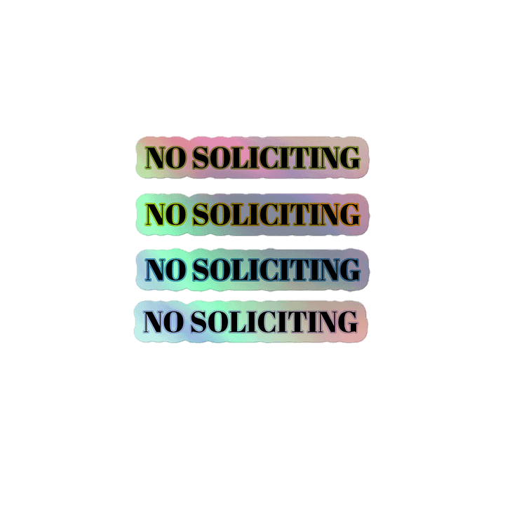 No soliciting product image (1)