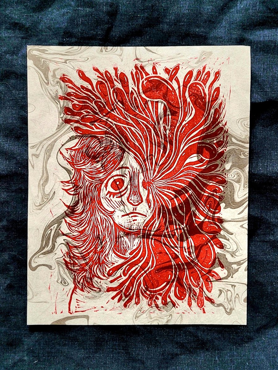 Brainworms Block Print product image (1)