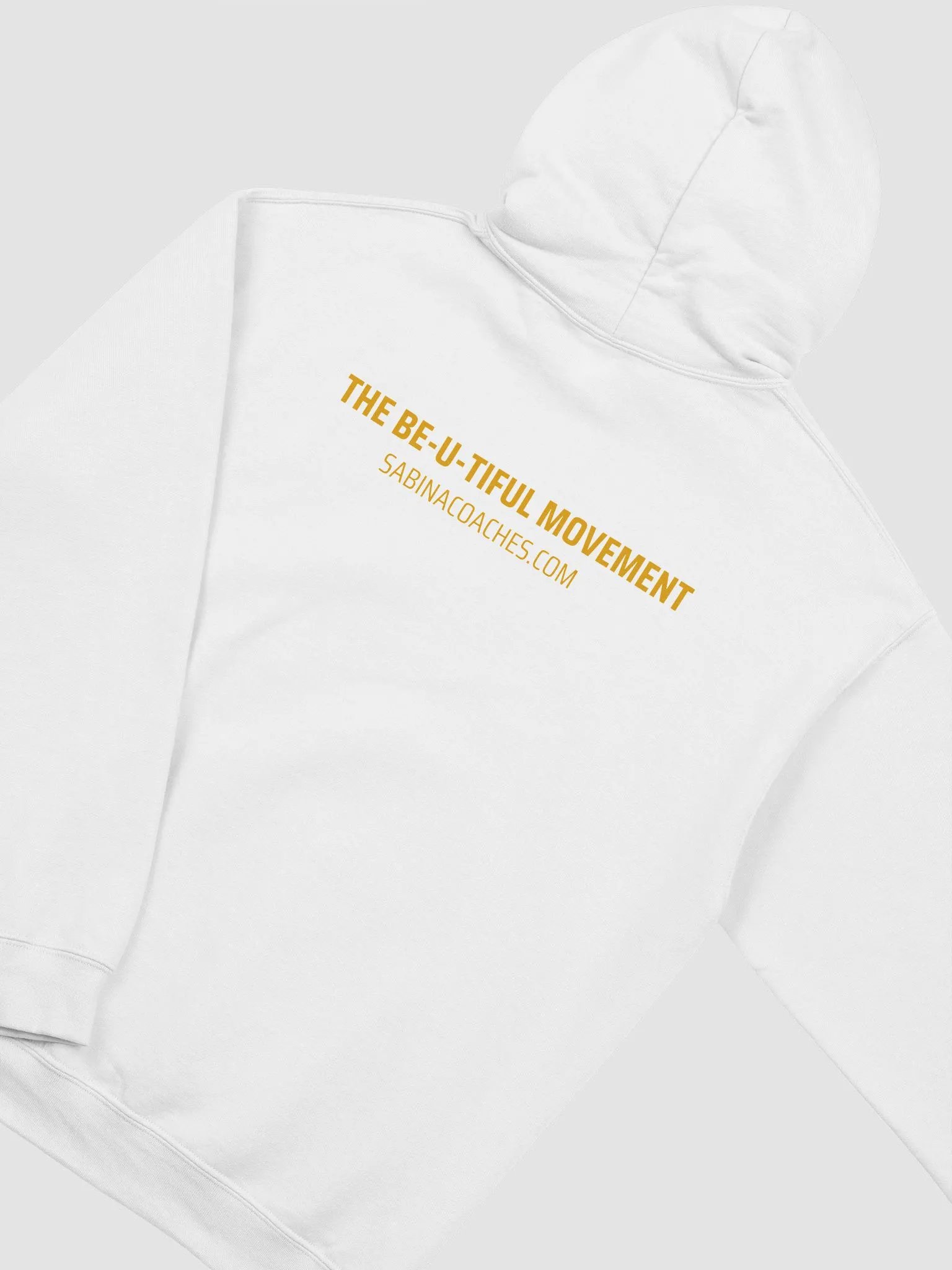 Gildan Classic Push Yourself Hoodie_White_SC_Ctr product image (4)