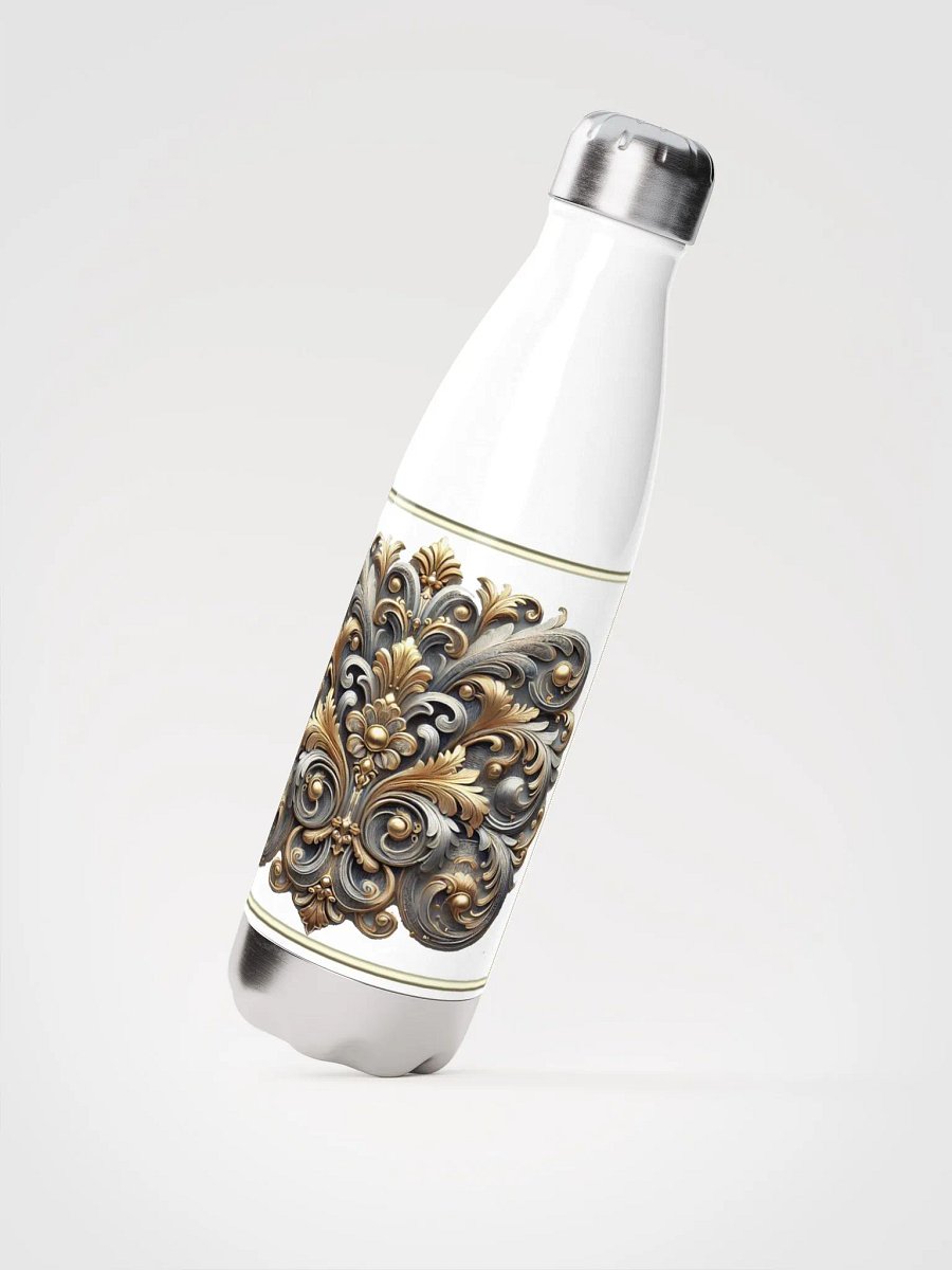 Opulent Scrollwork Stainless Steel Water Bottle product image (3)