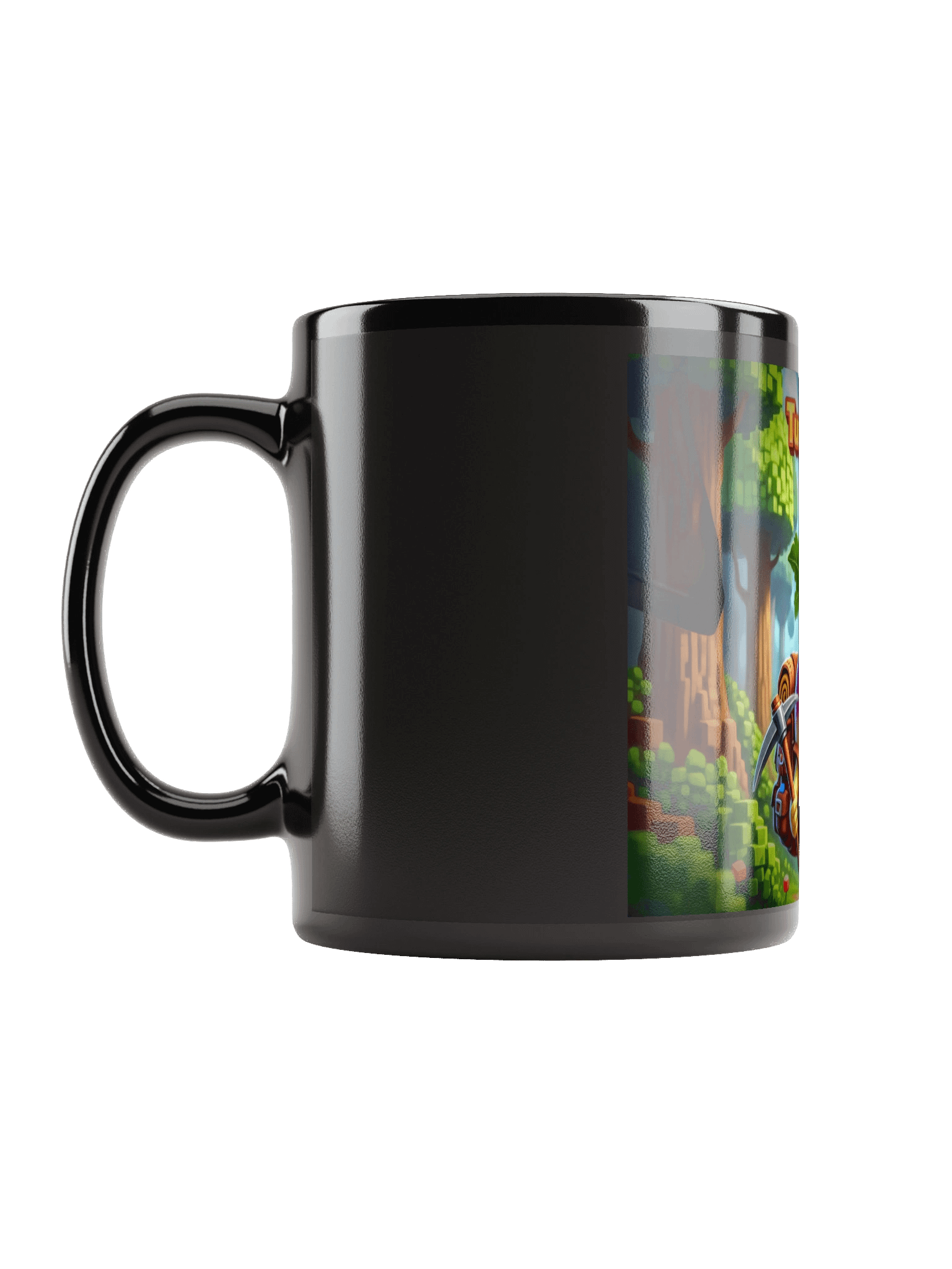 TurnipLe the adventurer black mug product image (12)