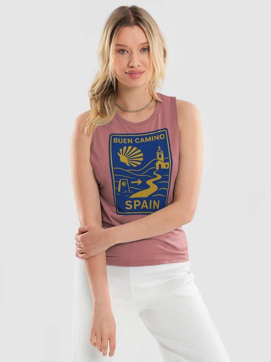 Buen Camino Francés - Women’s Flowy Muscle Tank product image (3)