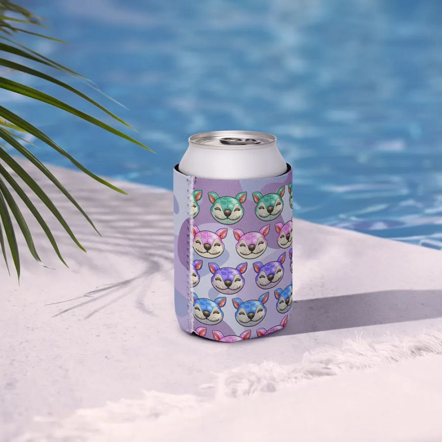 Cheerful Chapaa Faces Can Cooler product image (8)